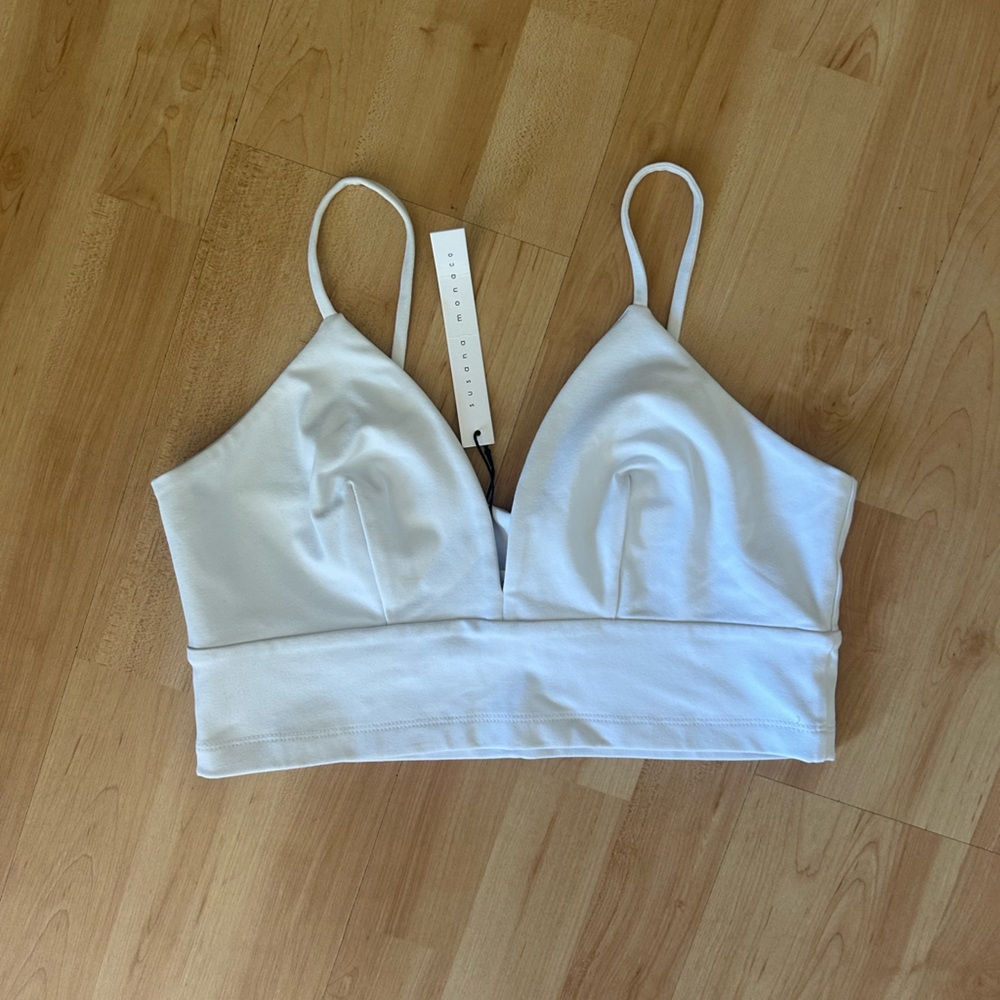 White Bralette Top